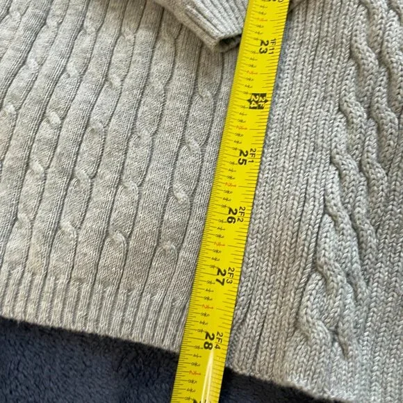 Kim Rogers open front gray cardigan women's size large L long sleeve - Picture 2 of 4